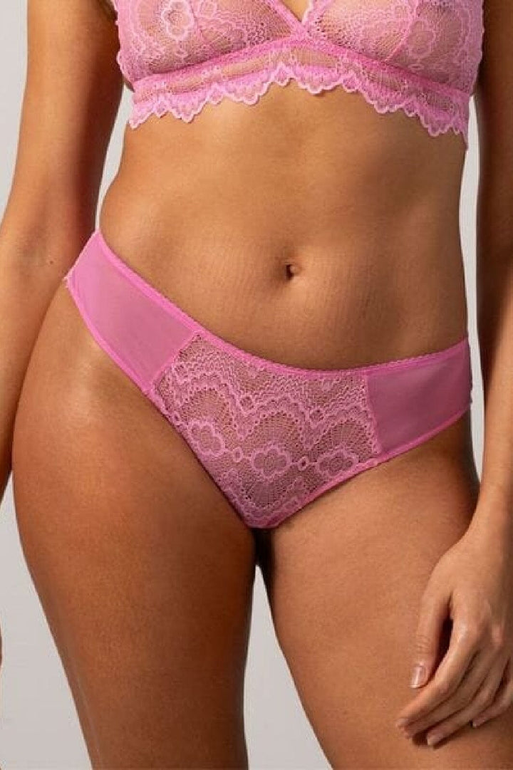 Understatement Underwear - Lace Cheeky - Candy Pink Underbukser 