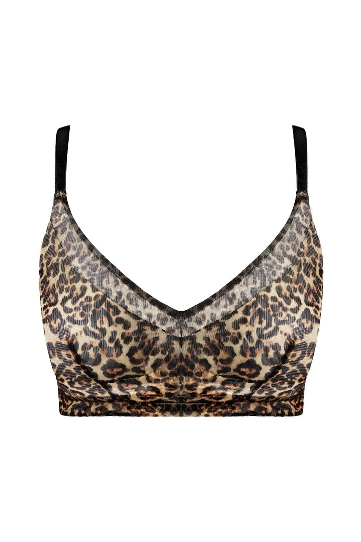 Understatement Underwear - Mesh Support + Bralette - Leopard BH 