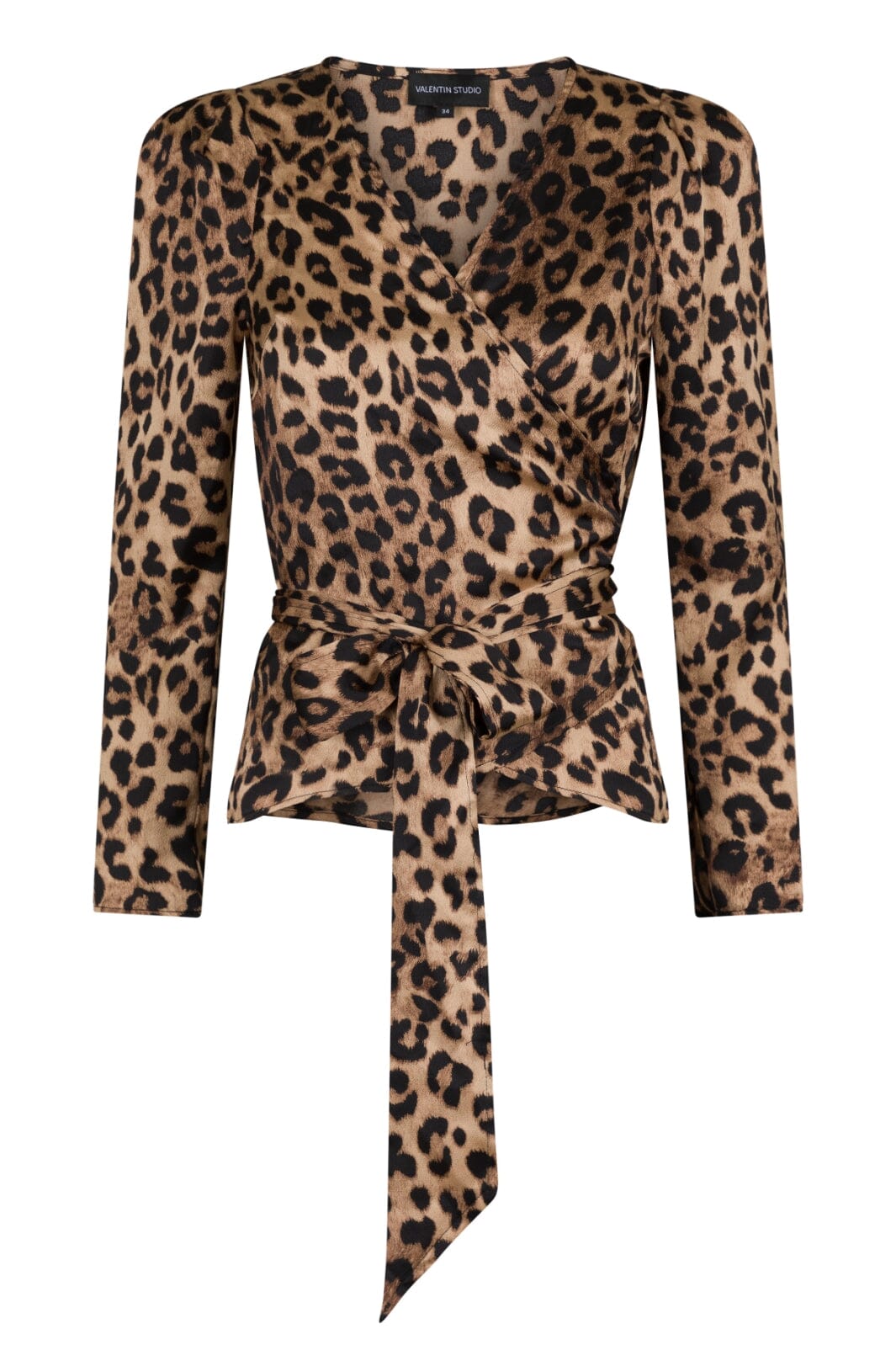 Valentin Studio - Josie Leopard Blouse - Leopard Bluser 