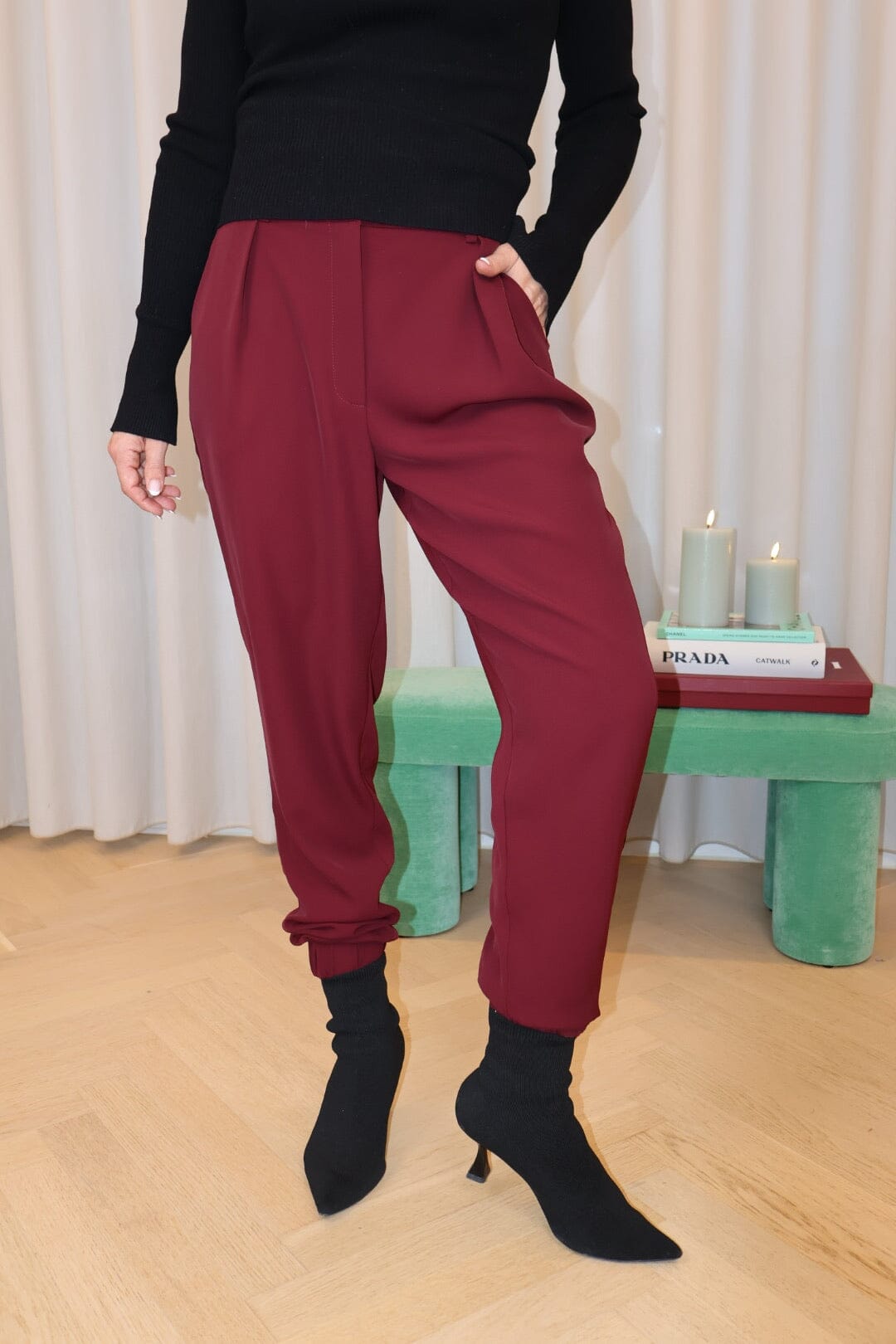 Valentin Studio - Pretty Pants 156622 - 162 - Bordeaux Bukser 