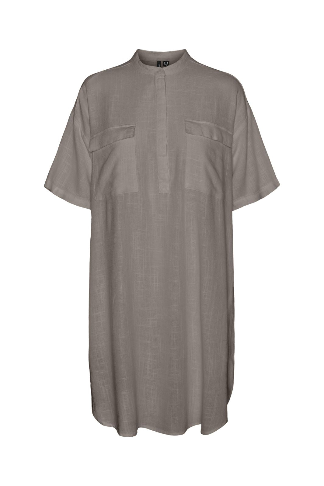 Vero Moda - Vmline 2/4 Linen Mix Tunic - 4774730 Moon Rock