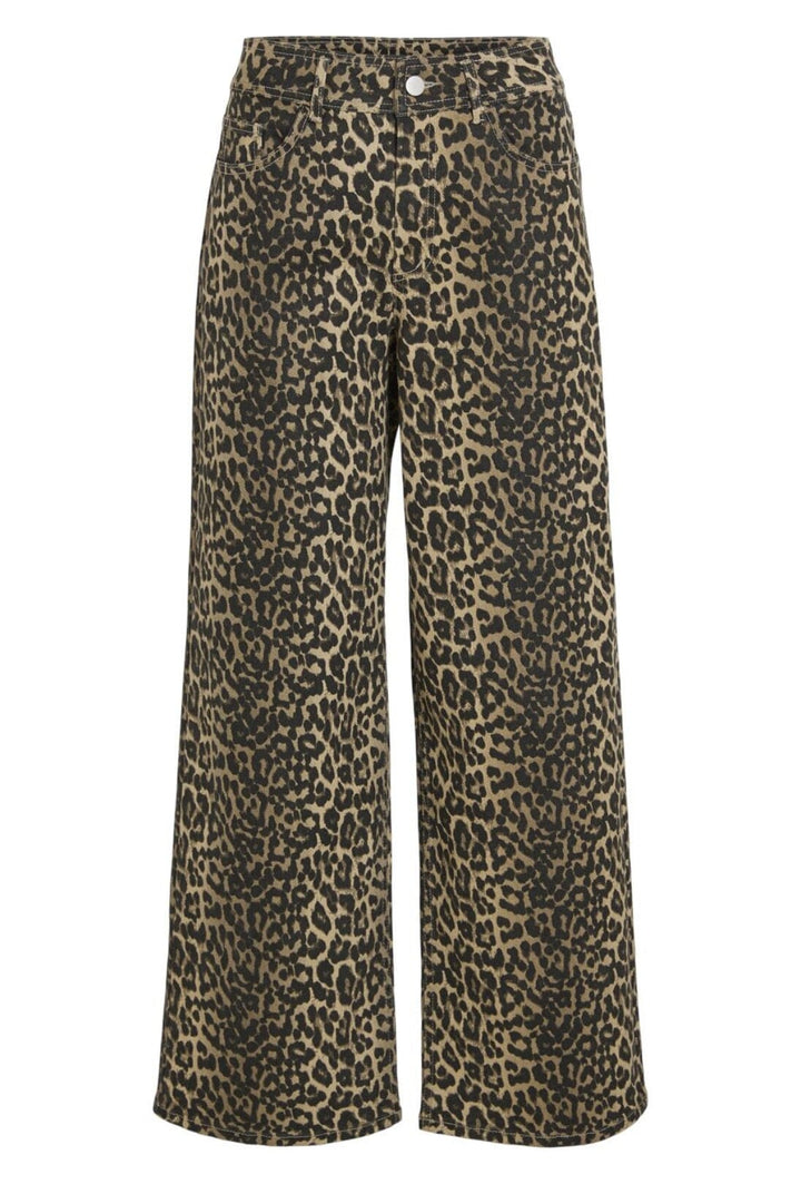 Vila - Vichia Leopard Jeans - 4718077 Birch Leopard Jeans 