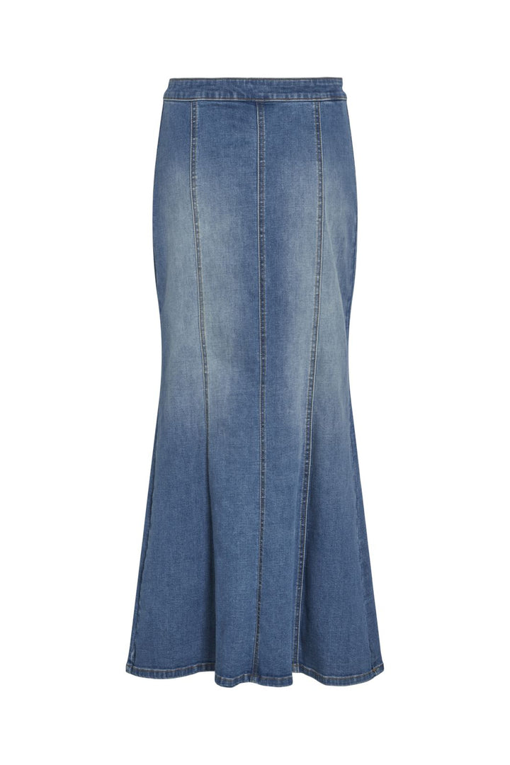 Vila - Vidanna Denim Skirt - 4590645 Medium Blue Denim