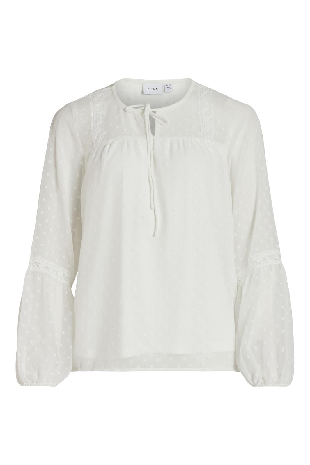 Vila - Viedee L/S Top - 4061948 Snow White