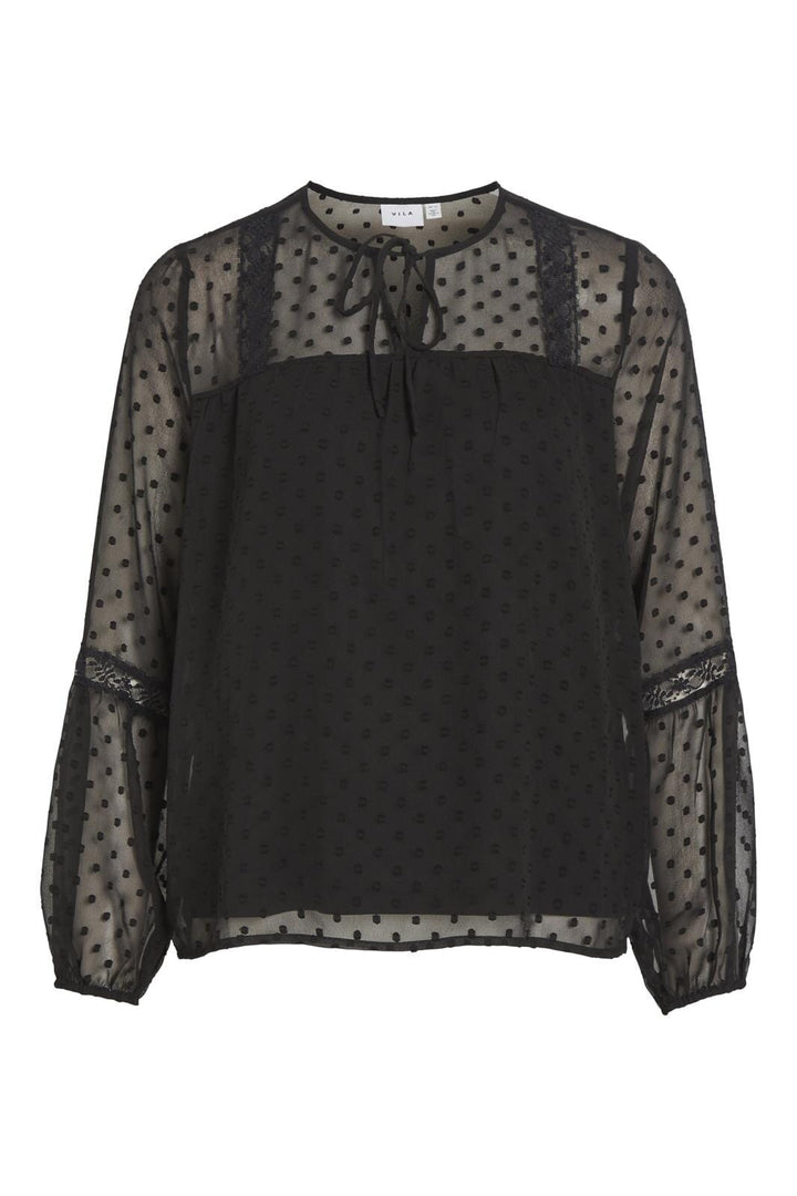 Vila - Viedee L/S Top - 4118703 Black