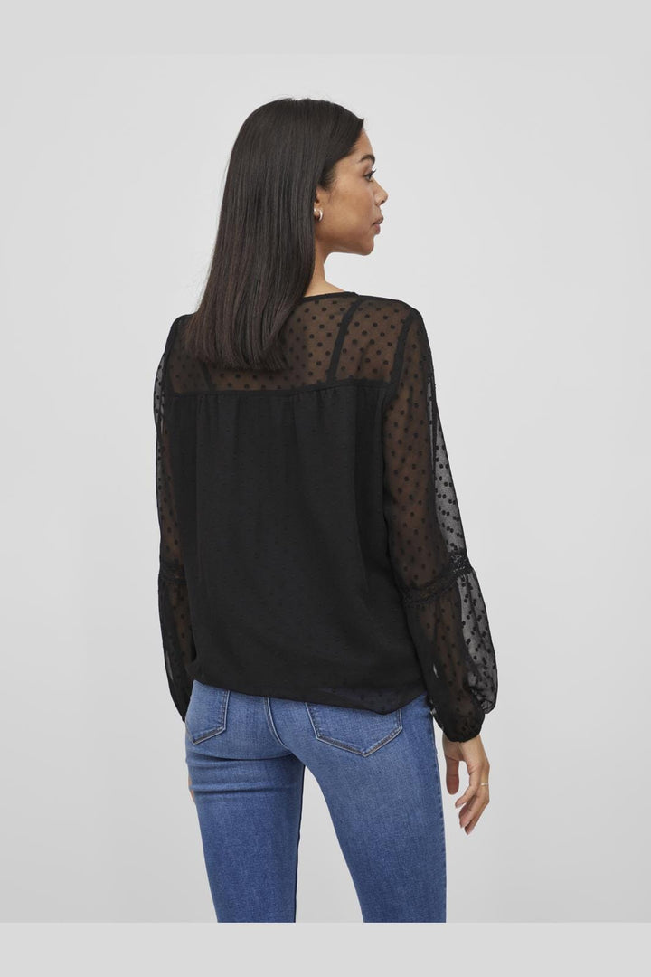 Vila - Viedee L/S Top - 4118703 Black