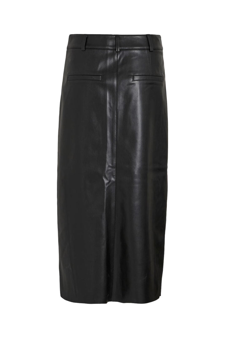 Vila - Visino Midi Skirt #8 - 4706943 Black