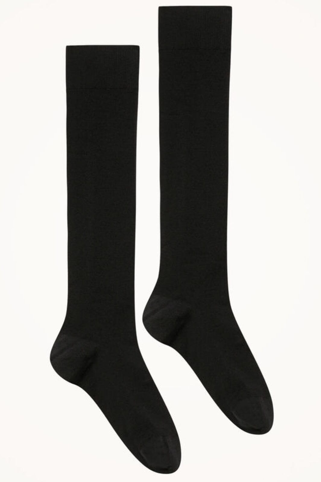 Wolford - Merino Knee-highs - 7005 Black Strømper 