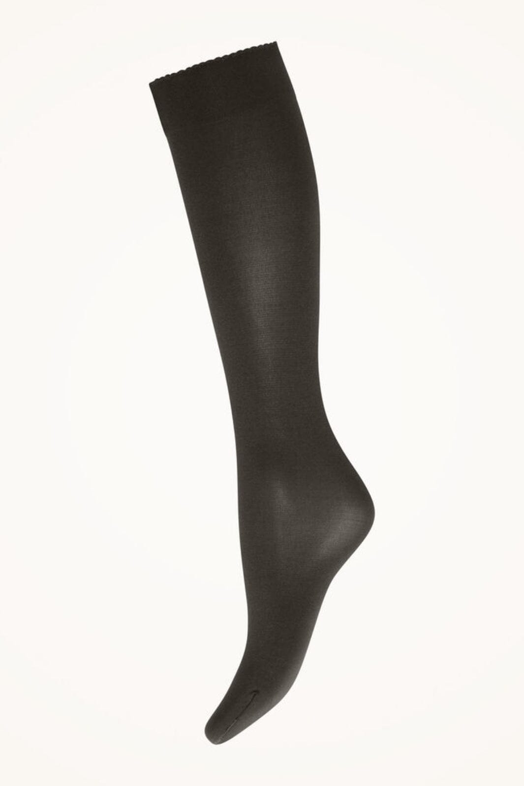 Wolford - Velvet De Luxe 50 Knee-highs - 7212 Nearly Black Strømper 