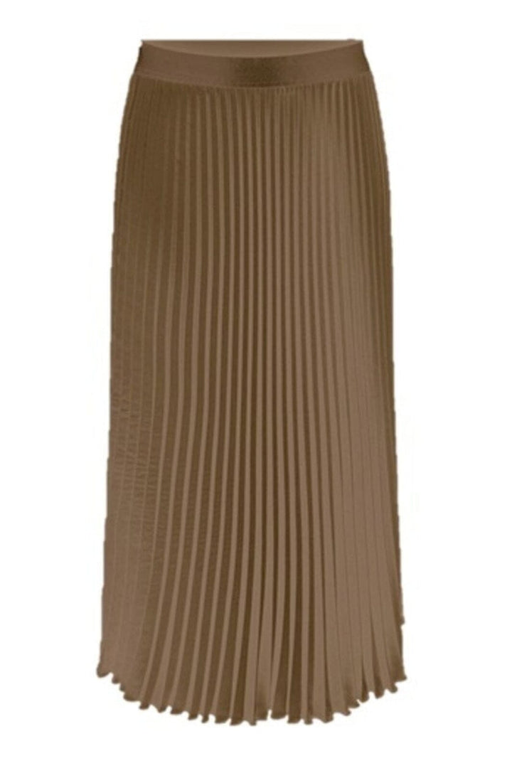 Y.A.S - Yasceline Midi Skirt - 4445899 Tigers Eye Nederdele 