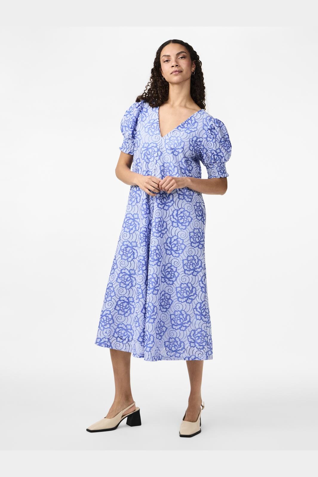 Y.A.S - Yasisa 2/4 Midi Dress - 4481992 Palace Blue