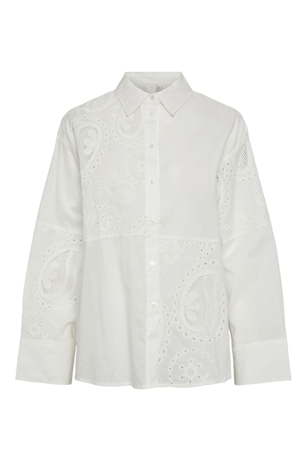 Y.A.S - Yasjayde Ls Shirt - 4665177 Star White