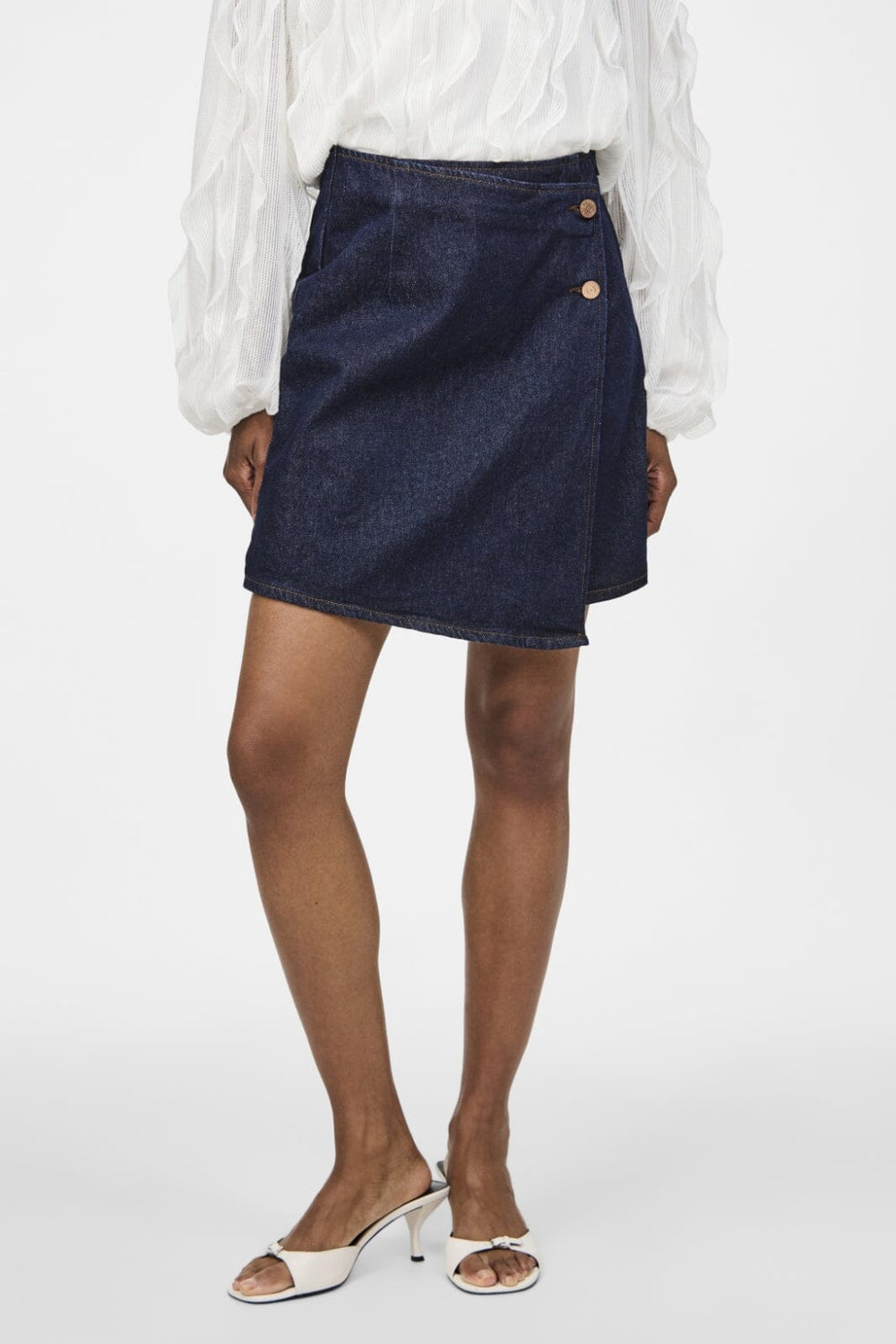 Y.A.S - Yaslisana Hmw Short Denim Skirt - 4625892 Dark Blue Denim Nederdele 