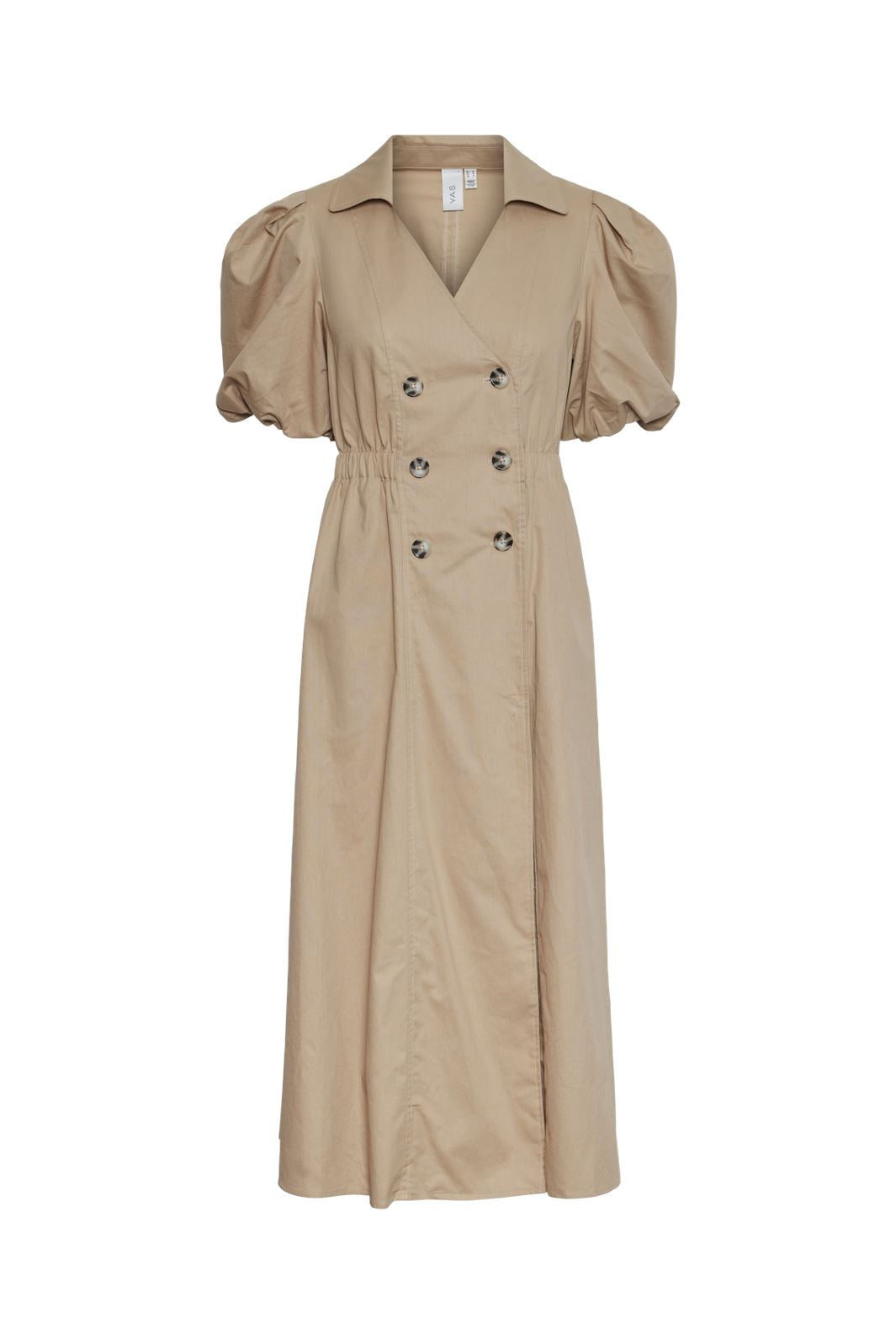 Y.A.S - Yastrench 2/4 Long Dress - 4463127 Ginger Root